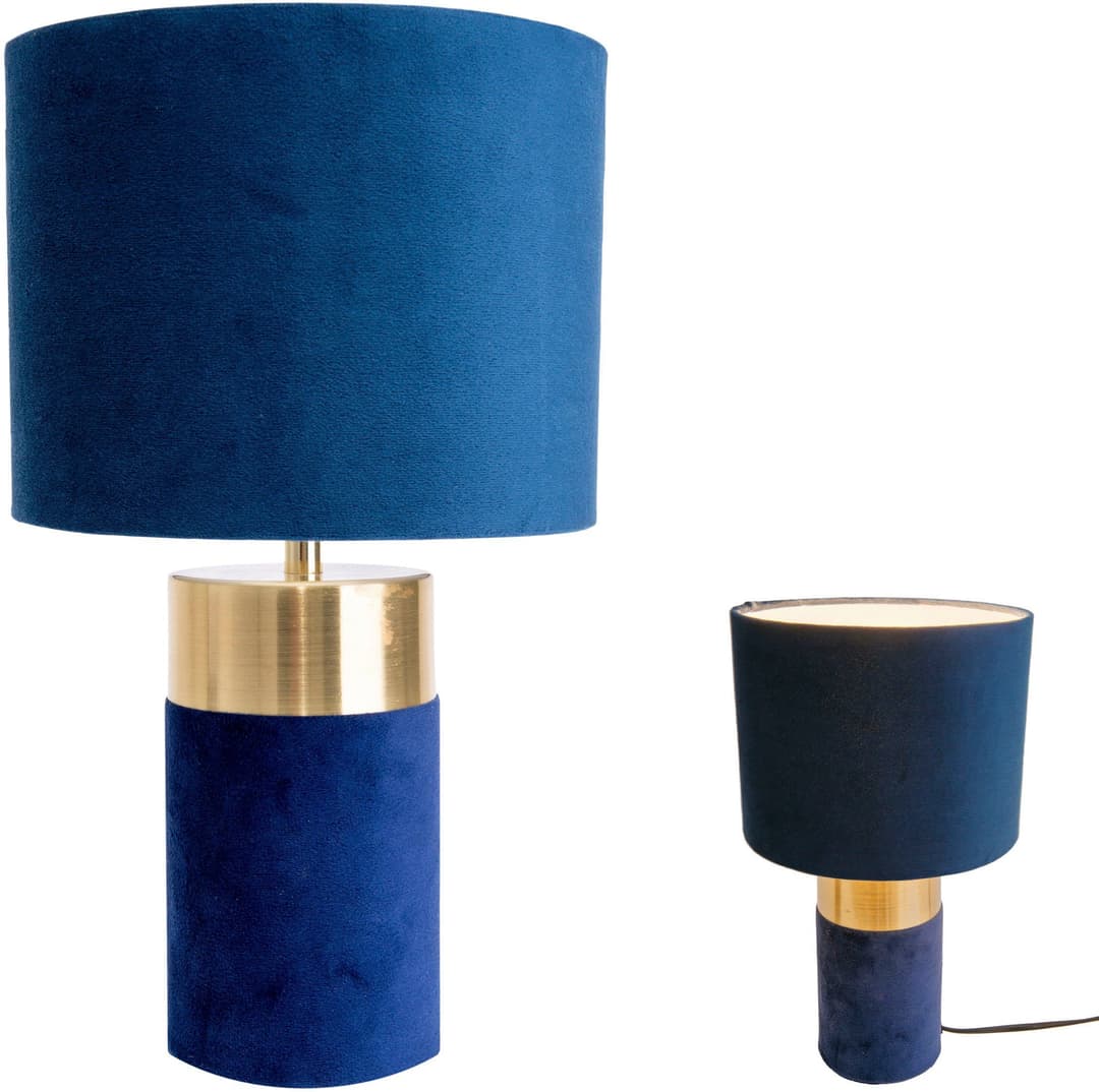 Näve Tischleuchte Bordo | Blau