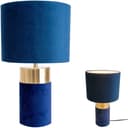 Näve Tischleuchte Bordo | Blau