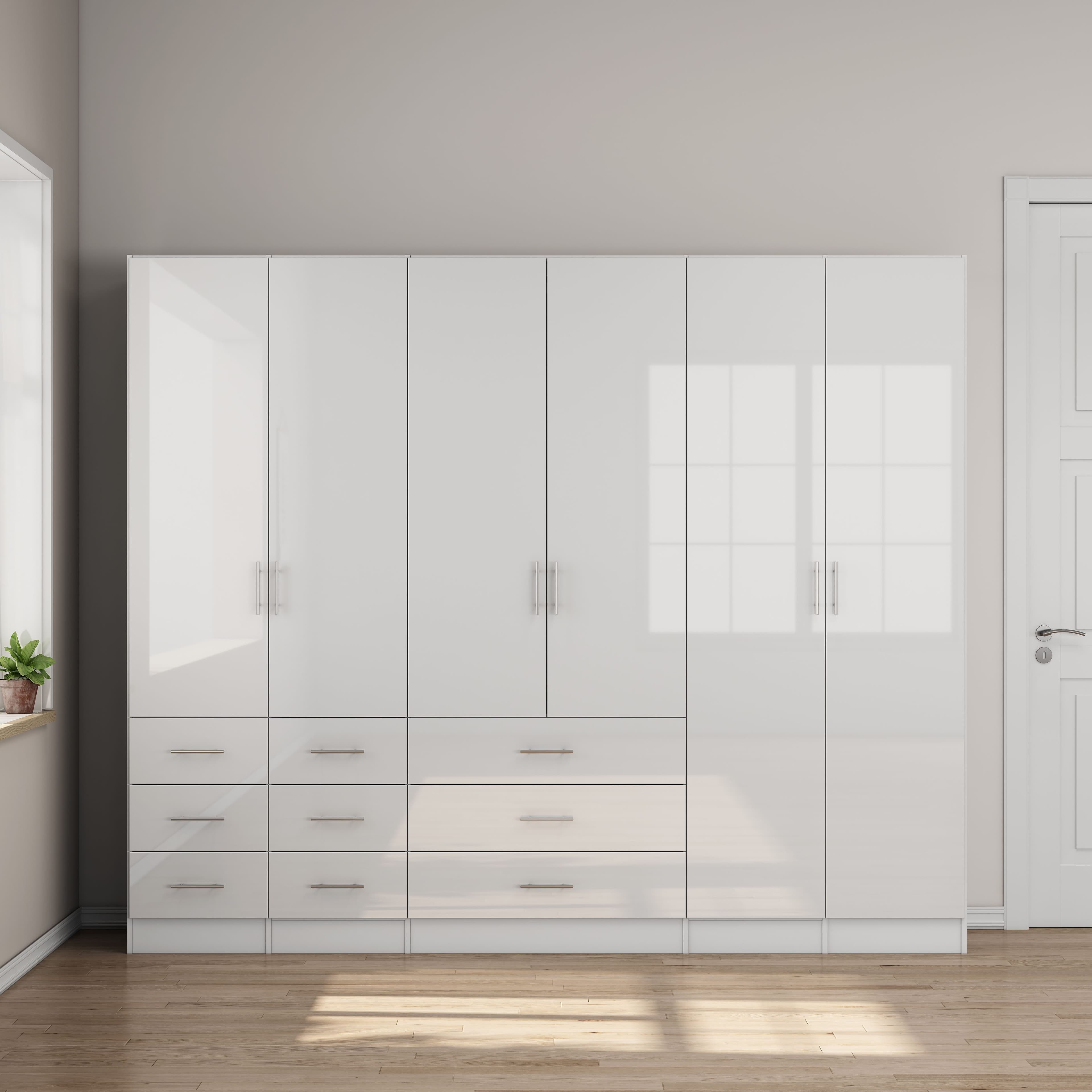 OTTO home Kleiderschrank Trento | Weiß