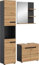 welltime Badmöbel-Set REHAT | Holztöne