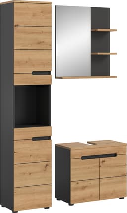 welltime Badmöbel-Set REHAT | Holztöne