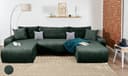 COLLECTION AB Wohnlandschaft Paola U-Form | Grün 2