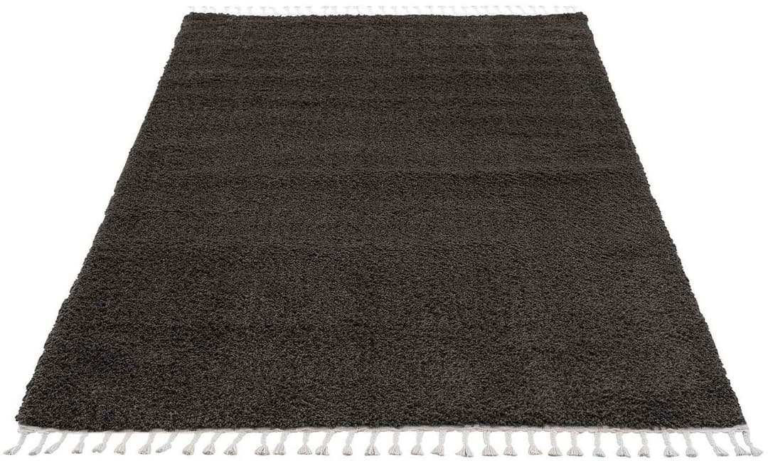 Carpet City Hochflor-Teppich Pulpy 100 | Grau