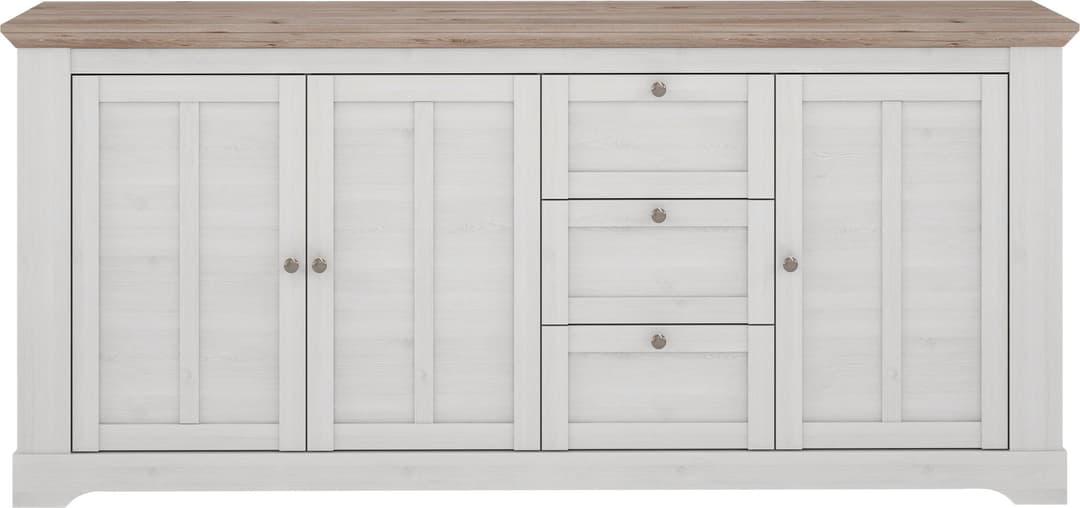 FORTE Sideboard Iloppa | Weiß