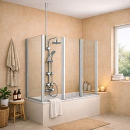 welltime Badewannenaufsatz Summer | Silber