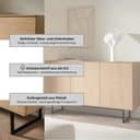 Home affaire Sideboard Lund | Schwarz 3