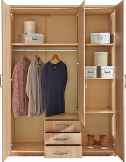 priess Kleiderschrank Husum | Holztöne