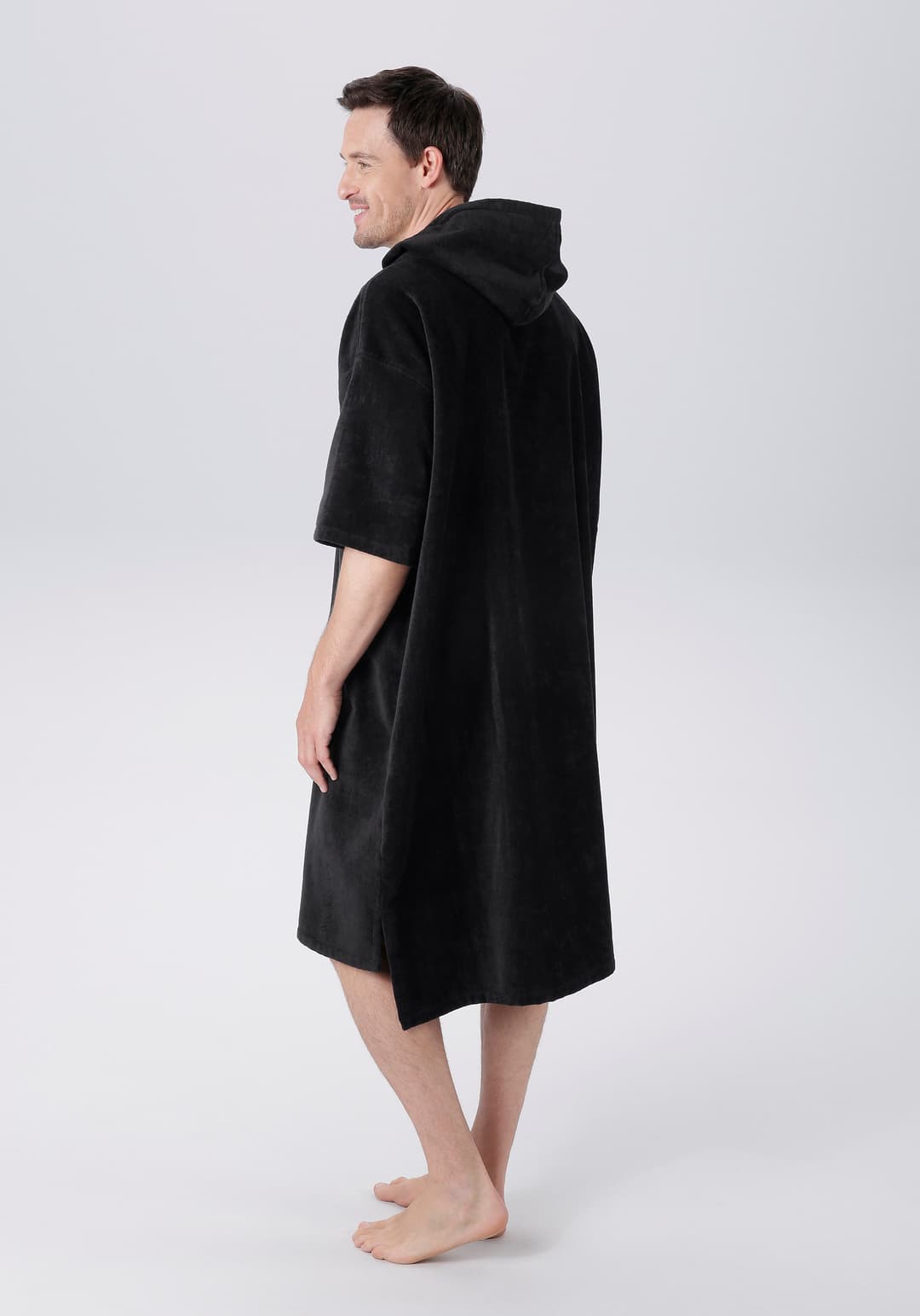KangaROOS Badeponcho Summer | Schwarz