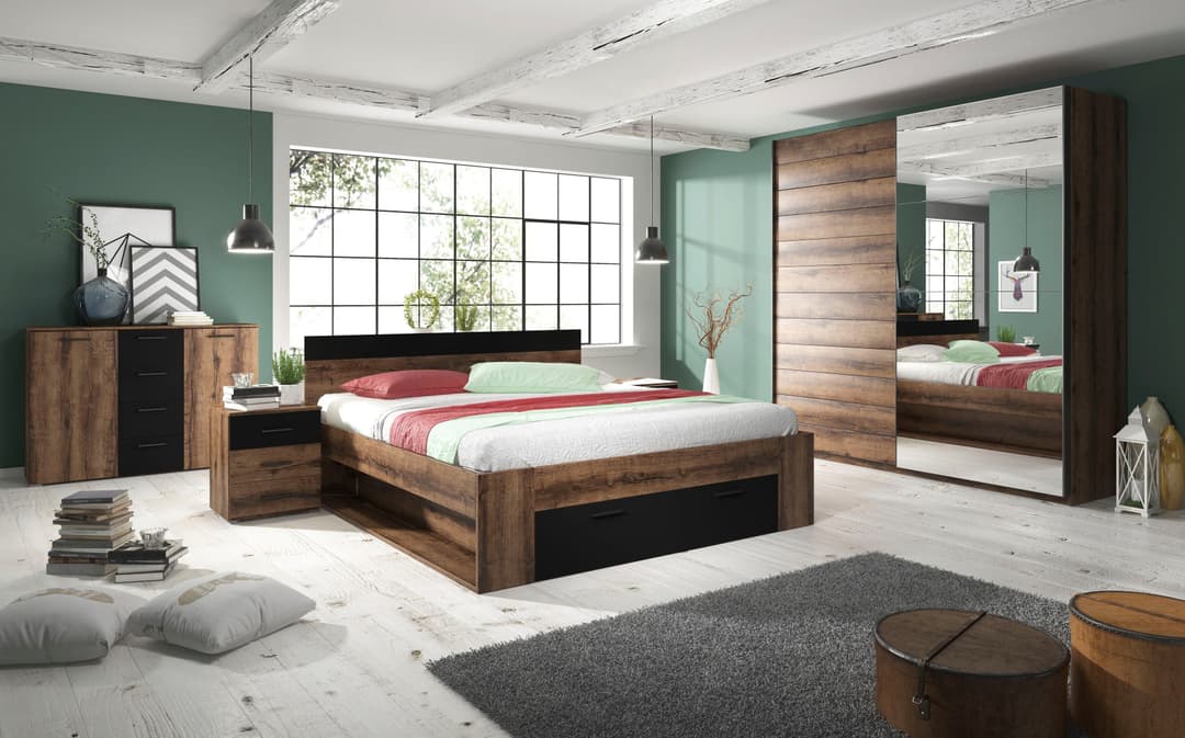 Home affaire Nachtkommode Beta | Braun