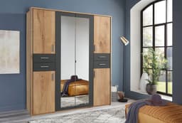 Wimex Drehtürenschrank Vegas | Braun