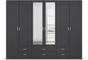 rauch Kleiderschrank GAMMA | Grau 4