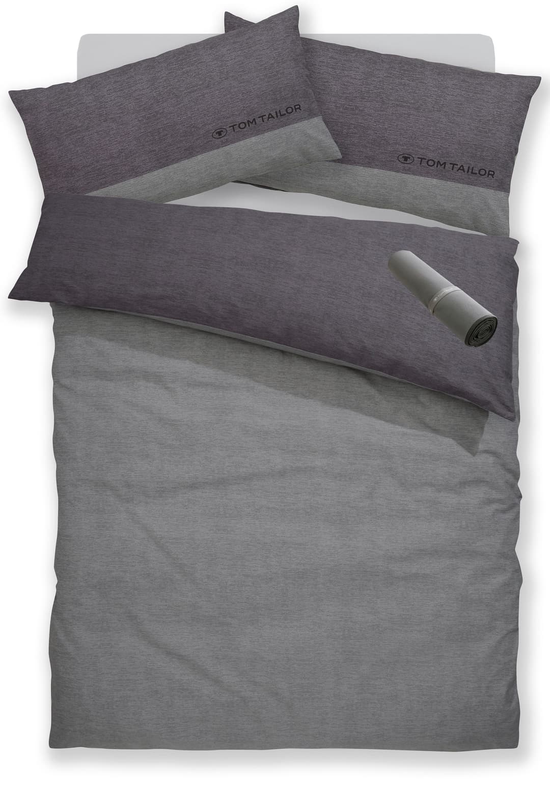 TOM TAILOR HOME Bettwäsche Henry | Grau