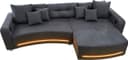 Jockenhöfer Gruppe Ecksofa Laredo | Grau 2