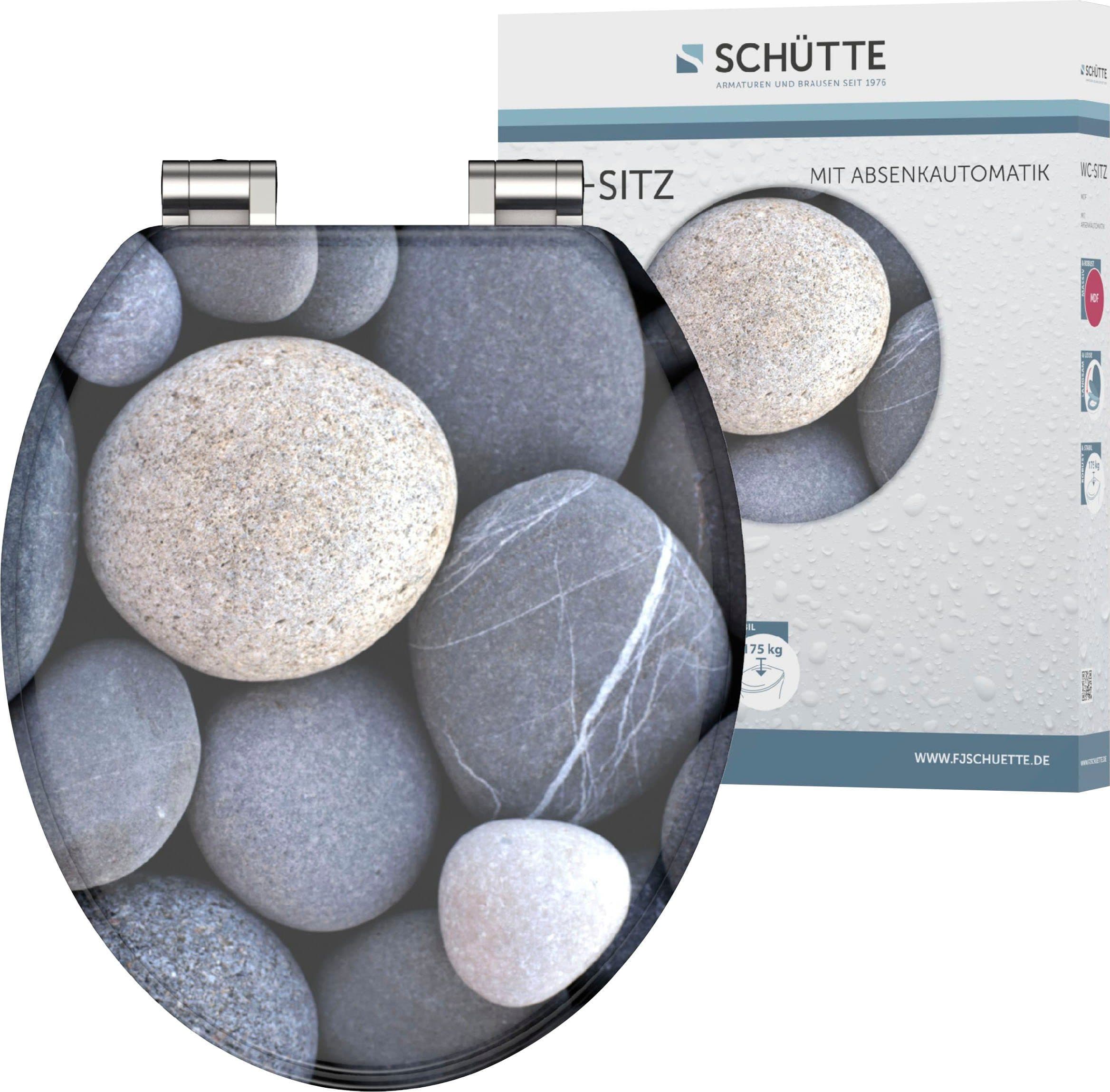 Schütte WC-Sitz GREY STONES | Mehrfarbig