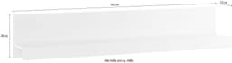 Home affaire Wandboard BIANCO | Weiß