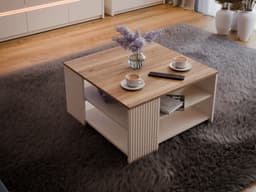 FORTE Oak Squere Couchtisch | Holztöne