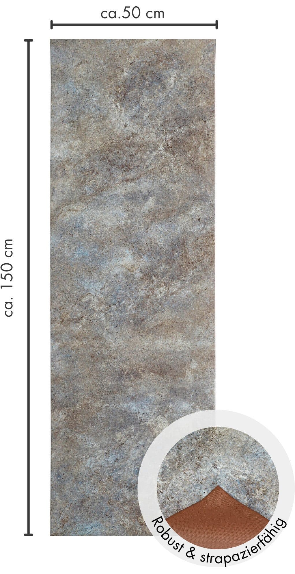 Andiamo Vinylteppich Marrakesch | Grau