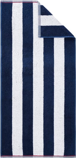 Dyckhoff Handtuch Maritim, Block Stripe, Frottier | Blau