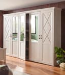 FORTE Kleiderschrank Kashmir | Weiß
