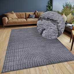 ELLE DECORATION Cosy Panglao Designteppich | Grau