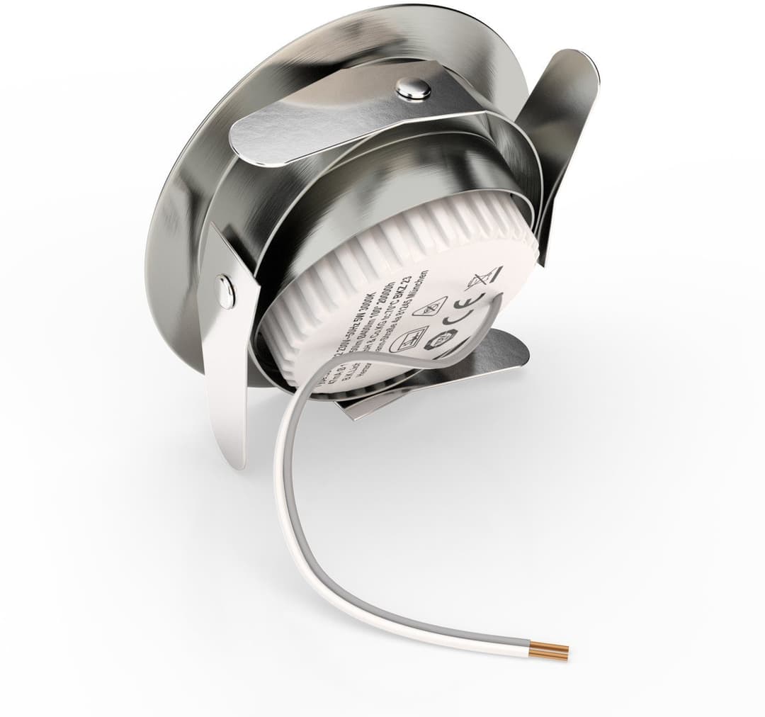 B.K.Licht LED Einbauleuchten 6er Set | Silber