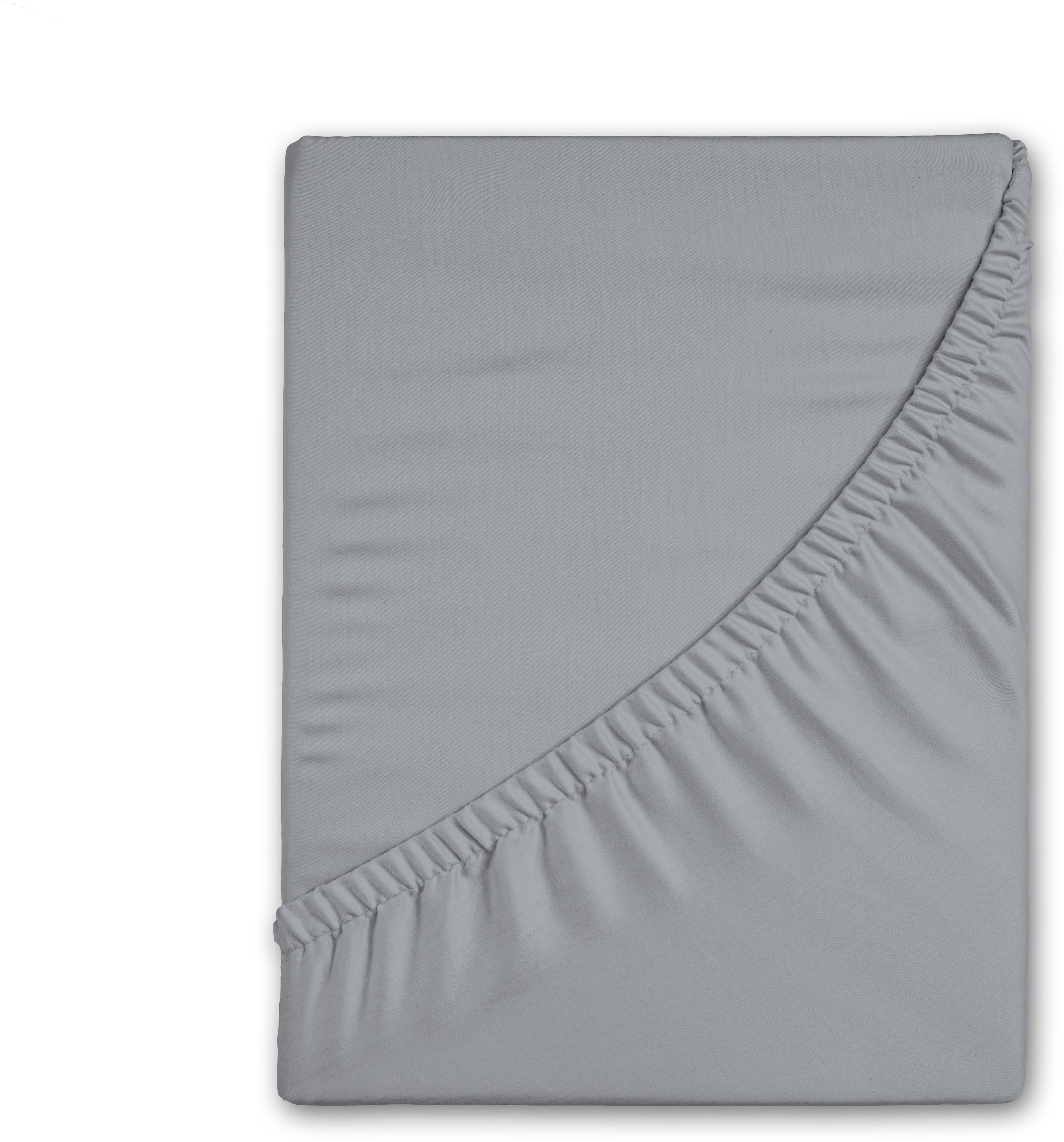 good morning Spannbettlaken Flanell | Grau