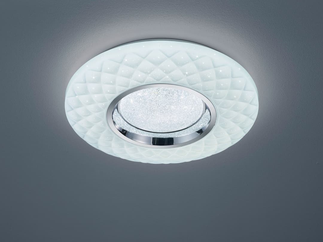 Reality Leuchten LED Deckenleuchte Magnolia | Weiß
