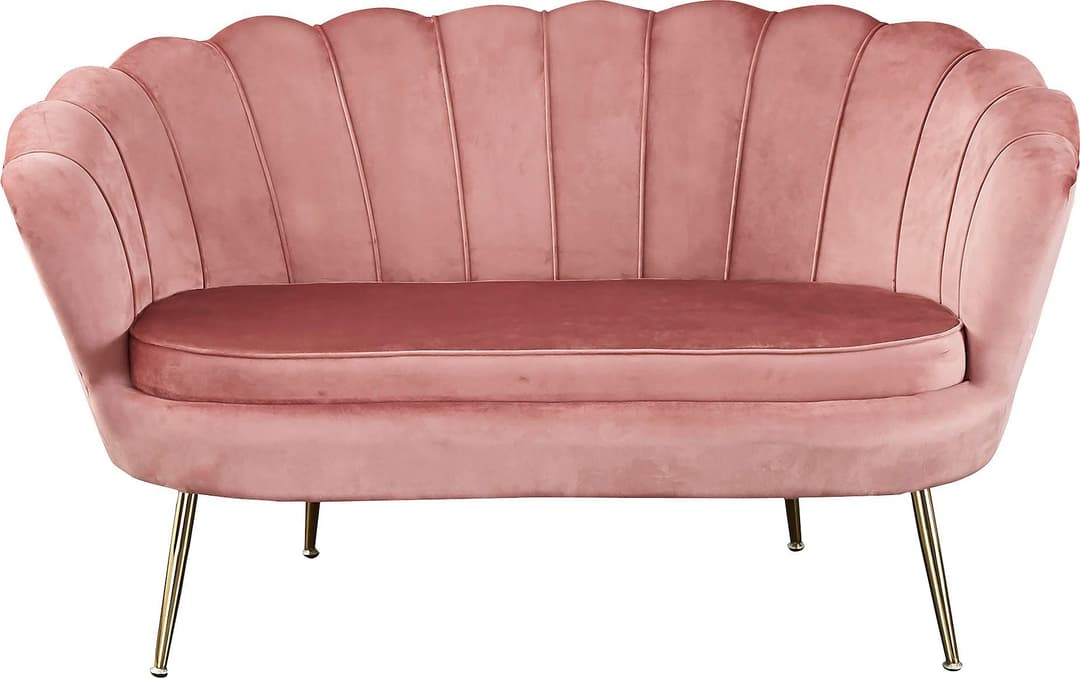 SalesFever 2-Sitzer Clam Komfort-Duo-Sitz | Rosa