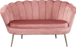 SalesFever 2-Sitzer Clam Komfort-Duo-Sitz | Rosa