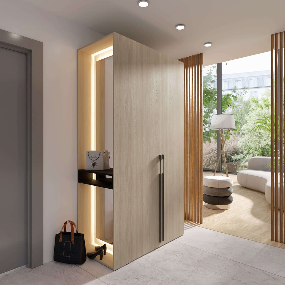 Home affaire Kleiderschrank TRENTO | Holztöne