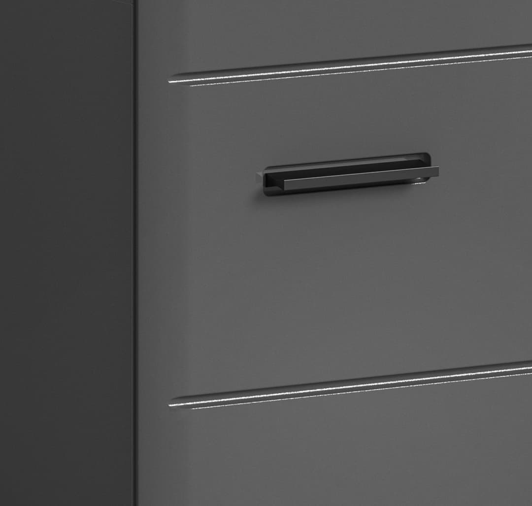 welltime Waschbeckenunterschrank Doux | Grau