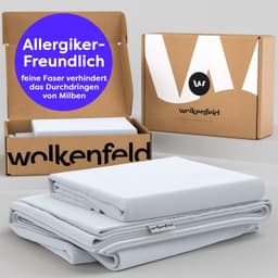 Wolkenfeld Bettwäsche Set | Weiß