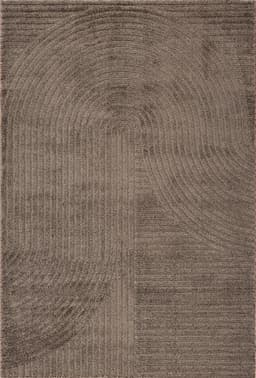 the carpet Teppich Everest | Braun