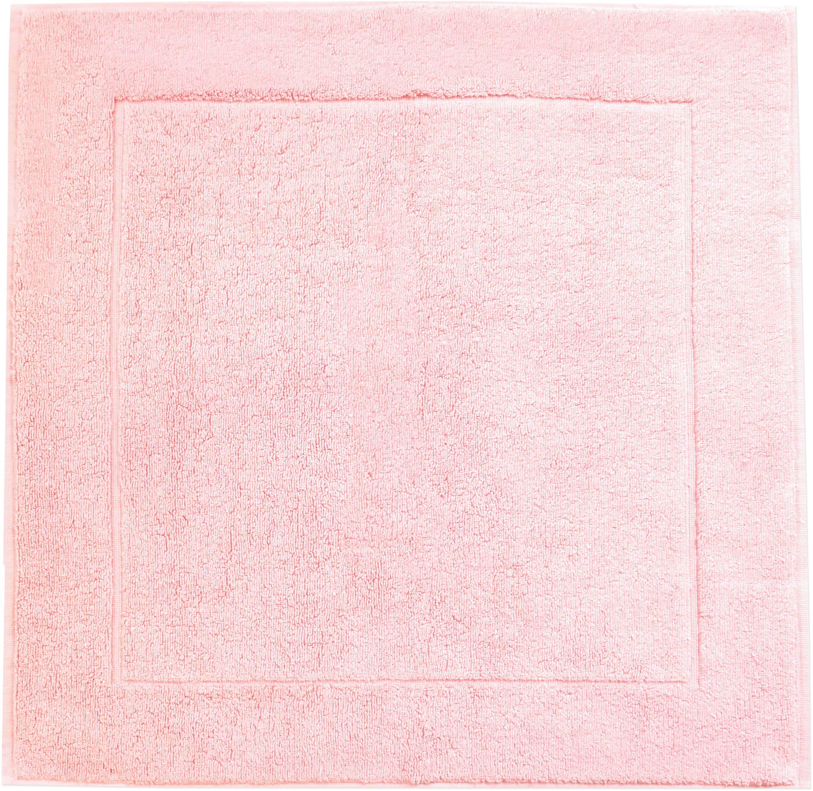 framsohn frottier Badematte Uni Basic Hotelmatte | Rosa