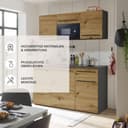 BASIC by Balculina Pantryküche Jazz Singleküche | Holztöne 4