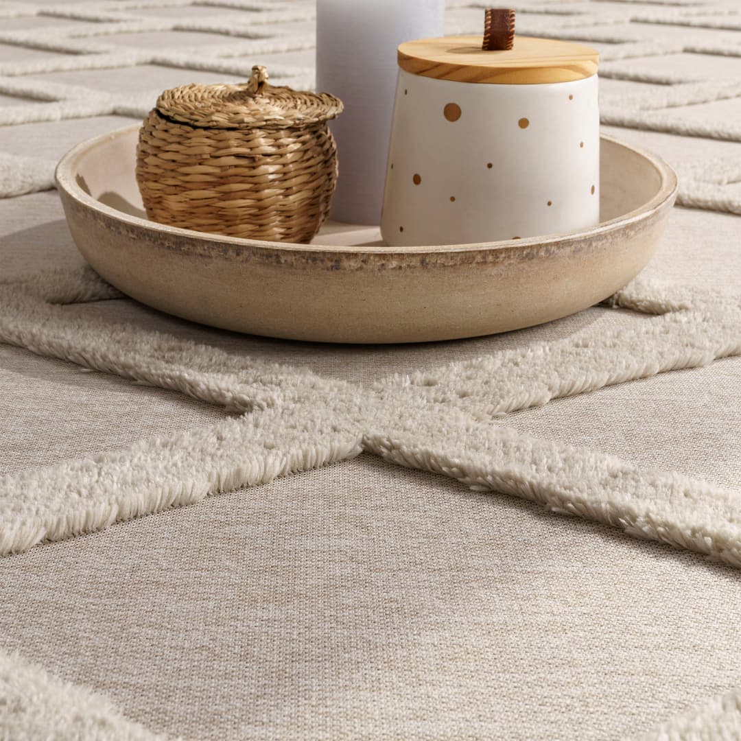Paco Home Teppich Utrecht 642 | Beige
