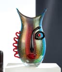GILDE GLAS art Tischvase Red Vase | Mehrfarbig 2