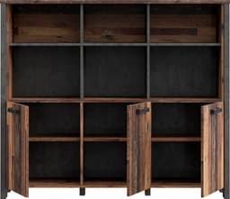 FORTE Highboard Clif | Holztöne