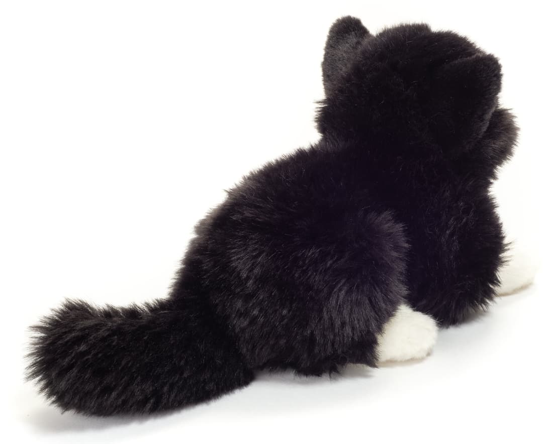 Teddy Hermann Kuscheltier Katze | Schwarz