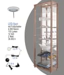 fif möbel Vitrine OPTIMA | Braun 4