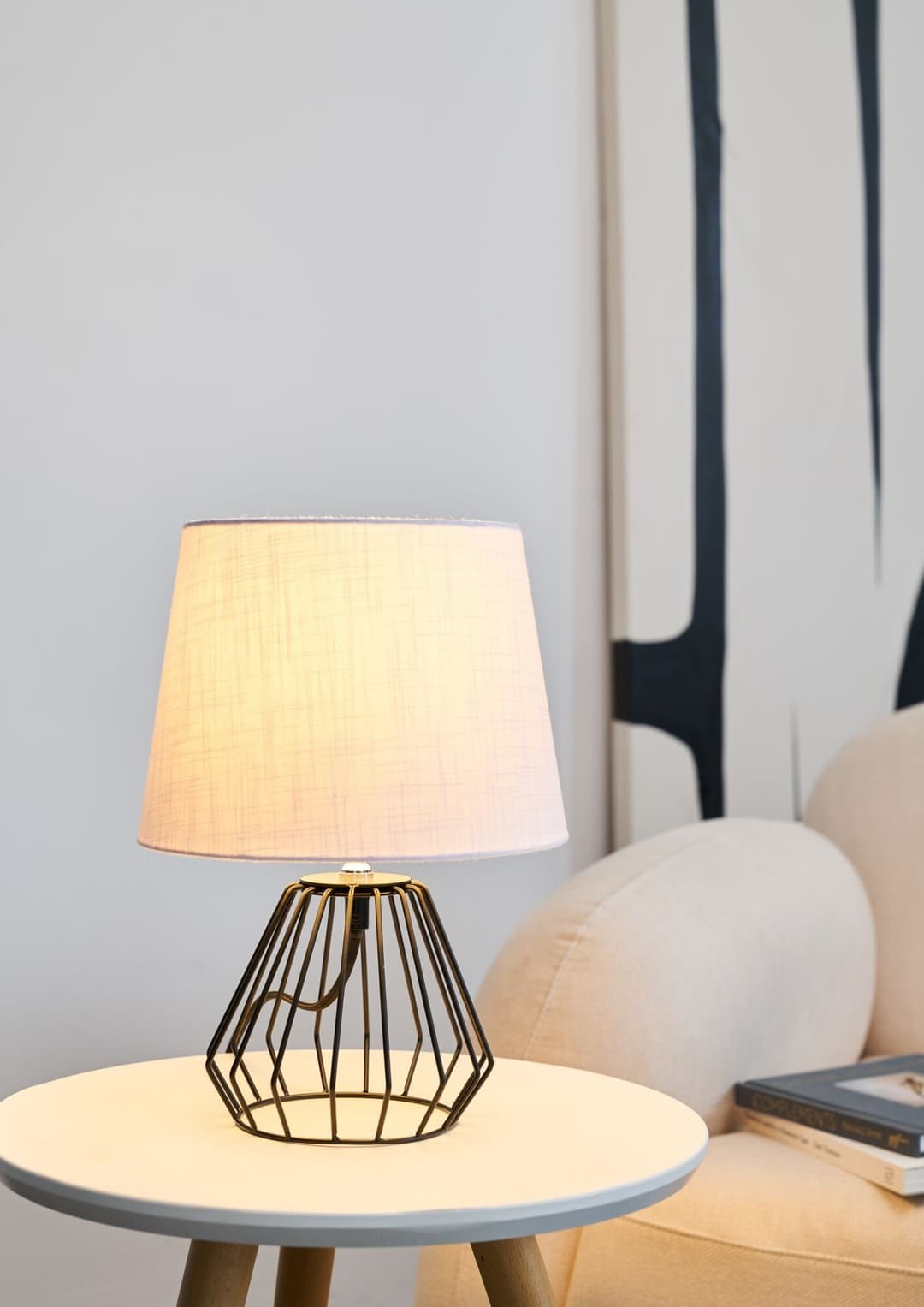 Pauleen Tischleuchte Shiny Diamond | Grau