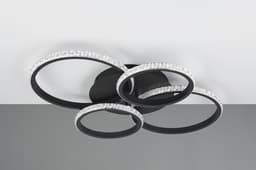 Reality Leuchten LED Deckenleuchte CIRES | Schwarz
