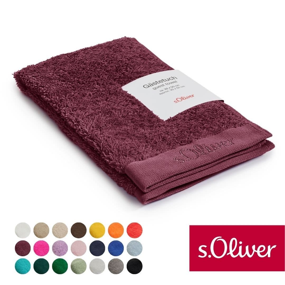 s.Oliver Gästehandtuch | Rot