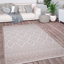 Paco Home Teppich Vermont 184 | Beige