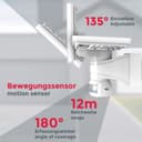 B.K.Licht LED Außen-Wandleuchte | Weiß 3