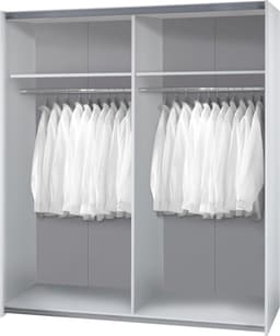 Schlafkontor Schwebetürenschrank Puls | Weiß
