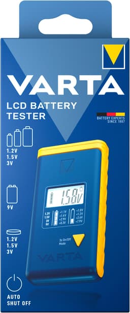 VARTA Batterietester LCD | Blau