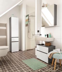 Home affaire Spiegelschrank Wisla | Grau