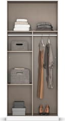rauch Drehtürenschrank Reflect | Weiß 4