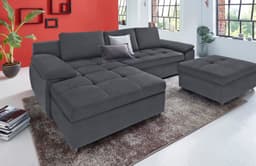 Home affaire Ecksofa Labene L-Form | Grau